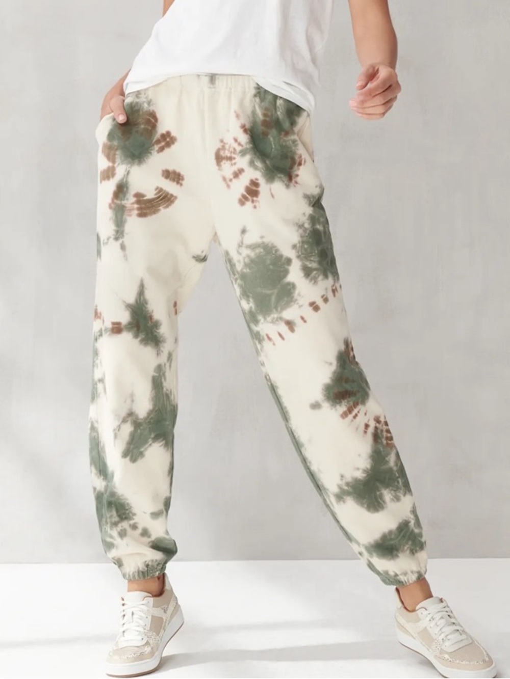 Lucky Brand Tie Dye Cotton-Terry Joggers